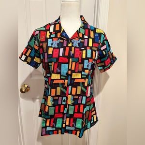 NWT RSVLTS Pixar Monsters Inc. Doors Shirt - women’s size med